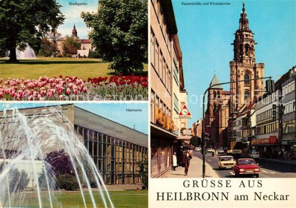 Heilbronn Neckar Stadtgarten Kaiserstraße Kilianskirche