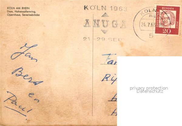 Koeln Rhein Dom Hohenzollernring Opernhaus Severins – Bild 2