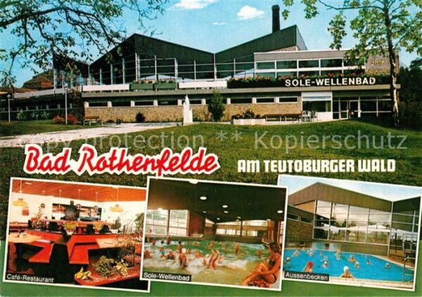 Bad Rothenfelde Sole Wellenbad Cafe Restaurant Außenbec
