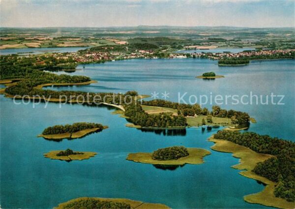 Ploen See Fliegeraufnahme Prinzeninsel