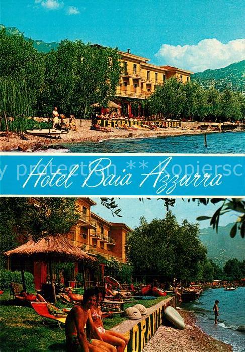 Torbole Lago di Garda Hotel Baia Azzurra Strand