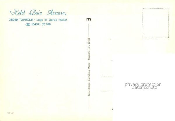 Torbole Lago di Garda Hotel Baia Azzurra Strand – Bild 2