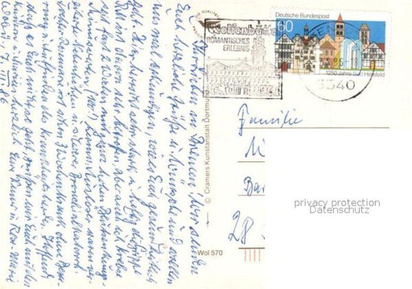 Wolfenbuettel Schloss Innenhof Klein Venedig Klosters – Bild 2