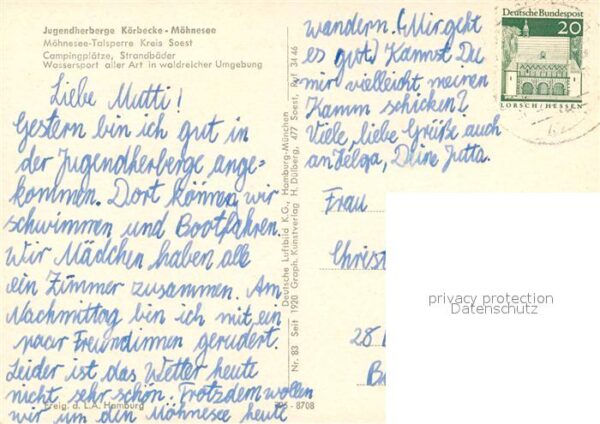 Koerbecke Moehnesee Fliegeraufnahme Jugendherberge – Bild 2