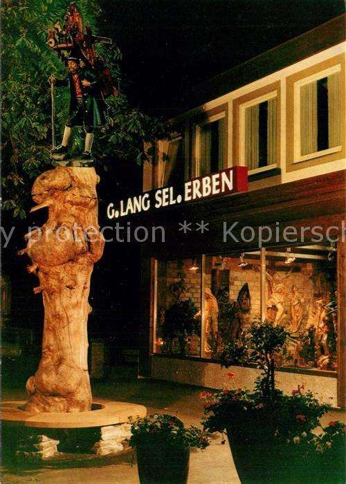 Oberammergau Kraxenträger Firma Lang
