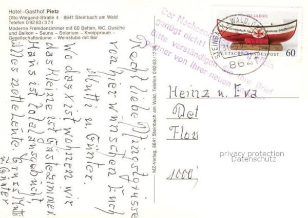 Steinbach Kronach Hotel Gasthof Pietz – Bild 2