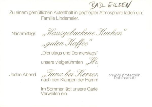 Bad Eilsen Cafe Restaurant Zur Tanne – Bild 2