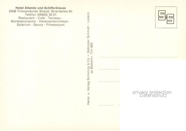 Timmendorfer Strand Hotel Atlantis Schifferklause – Bild 2