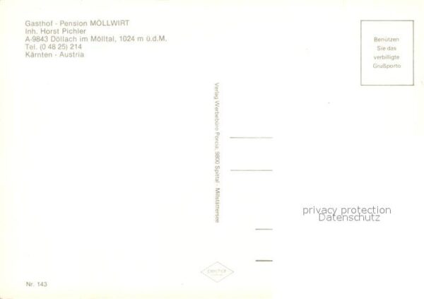 Doellach Kaernten Gasthof Pension Möllwirt – Bild 2