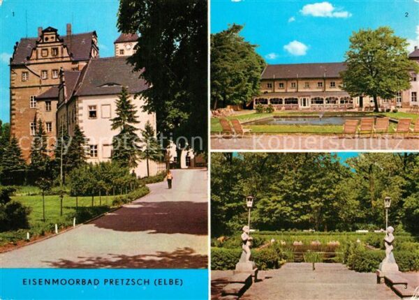 Pretzsch Elbe Schloss Kulturhaus Kuranlagen