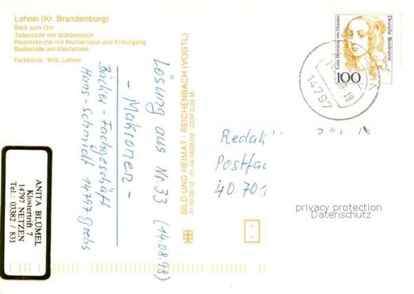 Lehnin Klosterkirche Mutterhaus Kreuzgang Bade – Bild 2