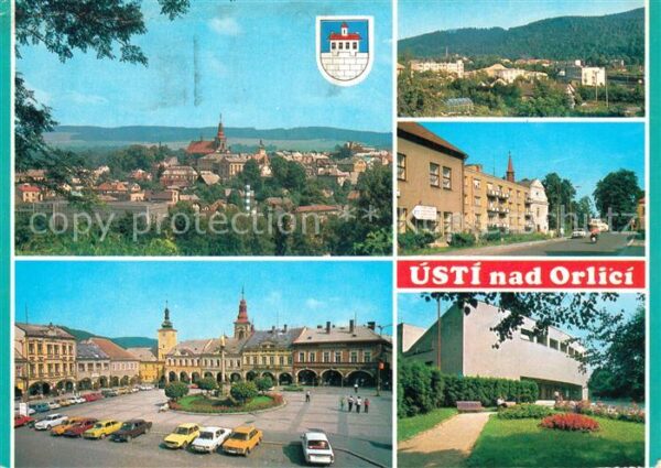 Usti nad Orlici Pardubicky kraj Panoramen Stadtansichten