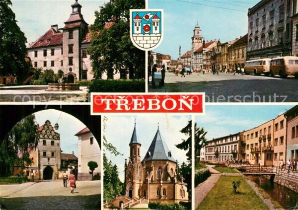 Trebon Czechia Schloss Stadtpanoramen