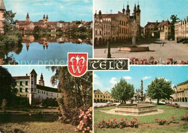 Telc Schloss Stadtansichten