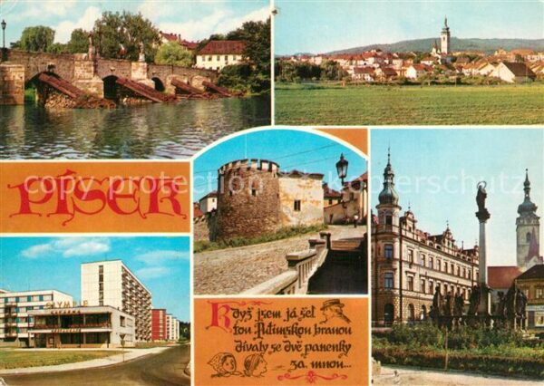 Pisek Tschechien Stadtansichten