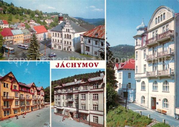 Jachymov Stadtansichten