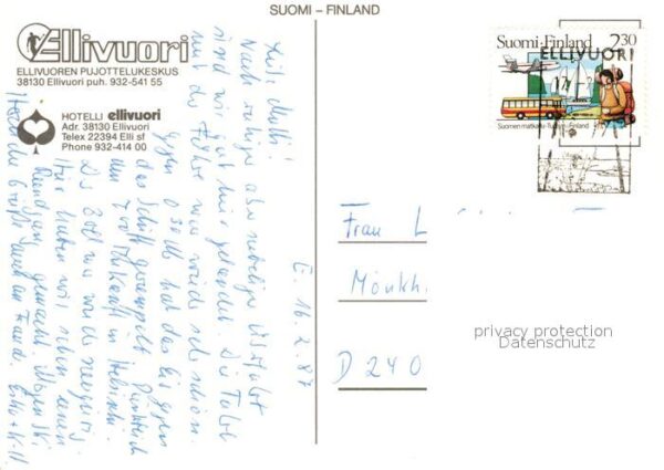 Finnland Suomi Ellivuori Hotel Winter – Bild 2