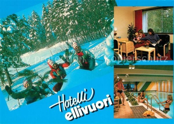 Finnland Suomi Hotelli Ellivuori Winter