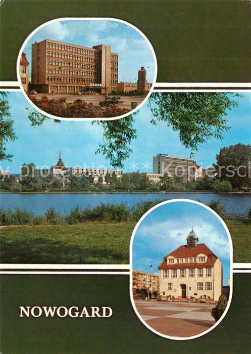Nowogard Rathaus Stadtansichten