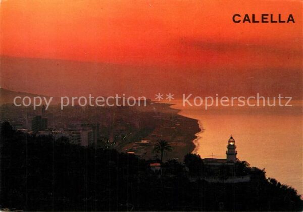Calella Sonnenuntergang