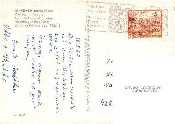 Bad Kleinkirchheim Kaernten Golf – Bild 2
