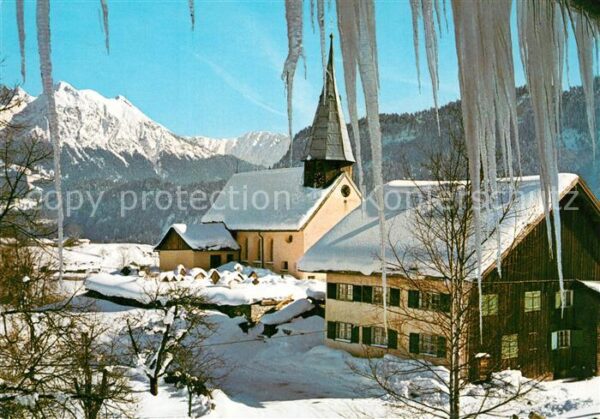 Obermaiselstein Dorfkirche Nebelhorn Rubihorn