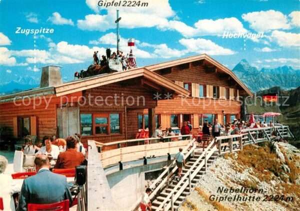 Oberstdorf Nebelhorn Gipfelhütte Hochvogel Zugspit