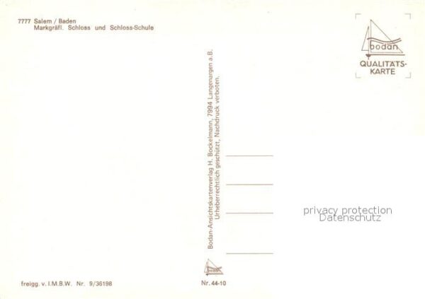 Salem Baden Fliegeraufnahme Schloss – Bild 2