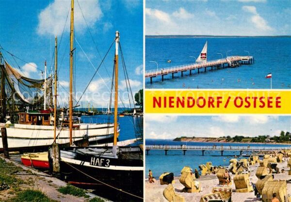 Niendorf Timmendorfer Strand Anlegebrücke Strand Hafen