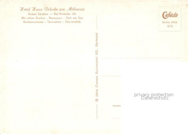 Koerbecke Moehnesee Hotel Haus Delecke – Bild 2