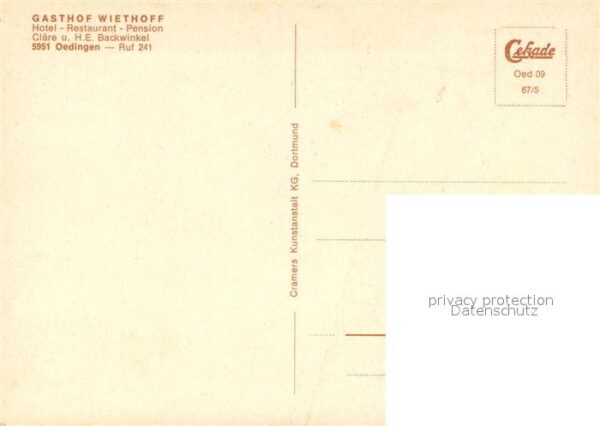 Oedingen Sauerland Gasthof Wieethoff – Bild 2