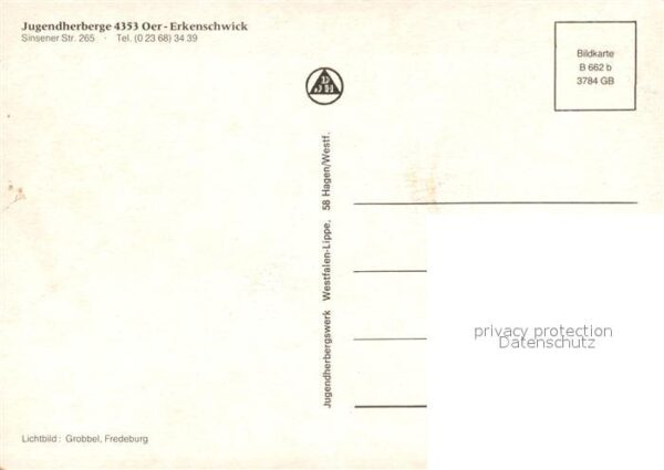 Oer-Erkenschwick Jugendherberge Berliner Platz Stadthall – Bild 2