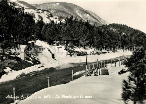Tarsogno Albergo Centocroci La Pineta con la nev