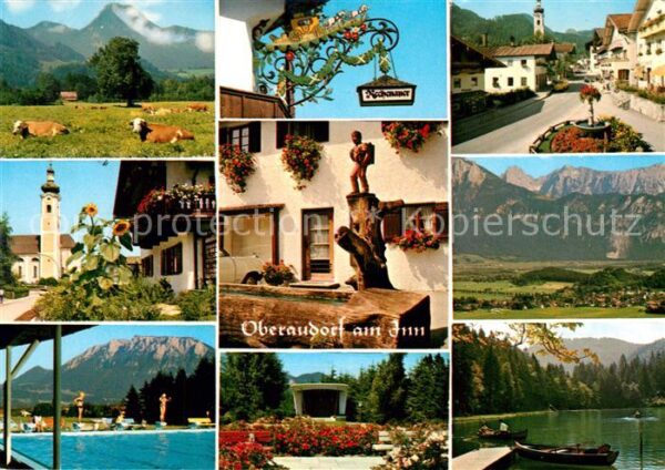 Oberaudorf Dorfstrasse Brünnstein Postillionschild