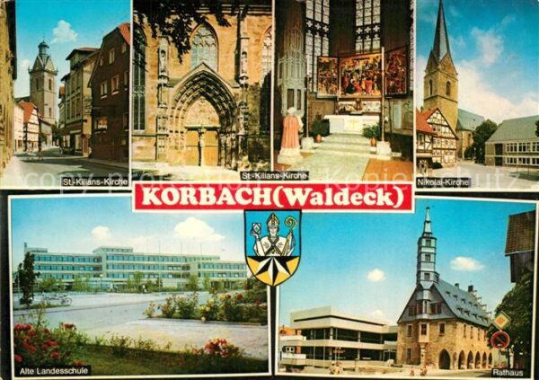 Korbach Nikolai-Kirche Rathaus St.-Kilians-Kirc