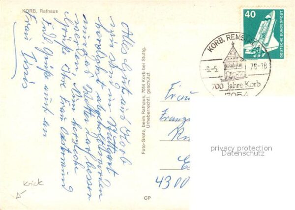 Korb Remstal Rathaus – Bild 2
