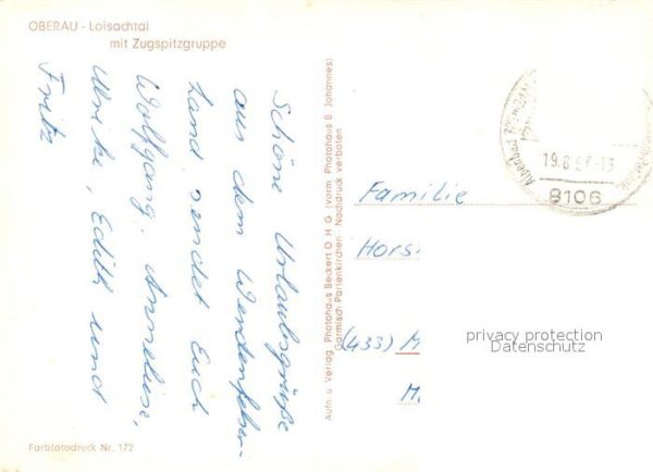 Oberau Loisach Zugspitzgruppe – Bild 2