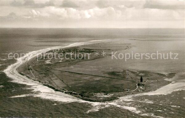 Wangerooge Nordseebad Nordseeinsel Fliegeraufnahme