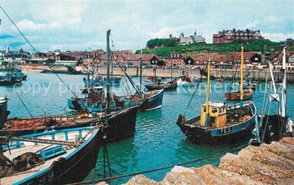 Folkestone Outer Harbour Fishing Boats