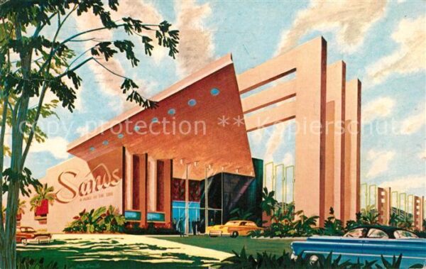 Las Vegas Nevada The Sands Hotel Illustration
