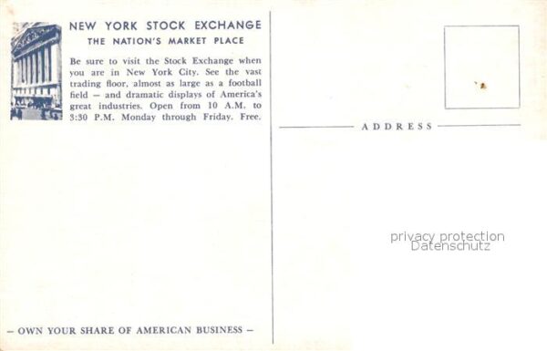 New York City Stock Exchange Nation's Market Place – Bild 2