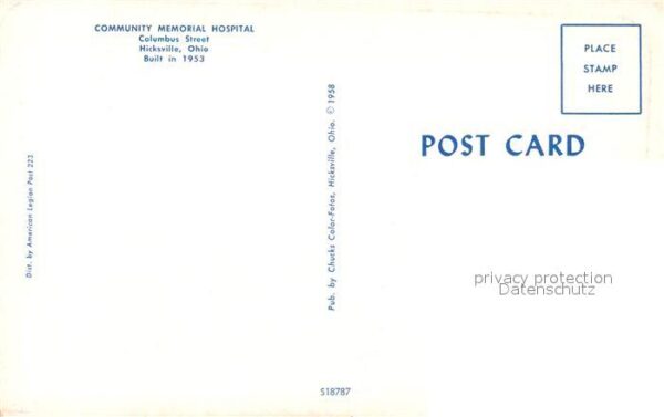 Hicksville Ohio Community Memorial Hospital – Bild 2
