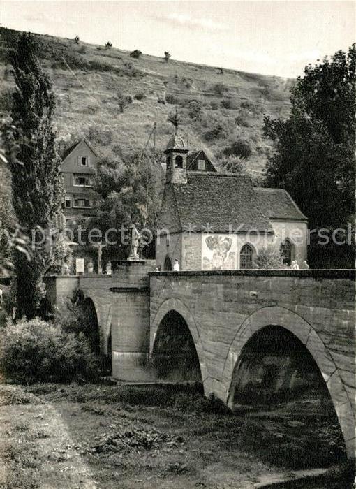 Bad Mergentheim Wolfgangskapelle Brücke