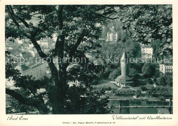 Bad Ems Villenviertel Quellenturm