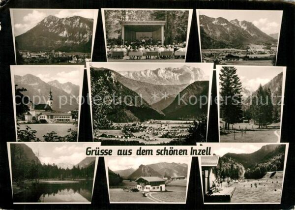 Inzell Landschaftspanorama Kirche Kurkonzert K