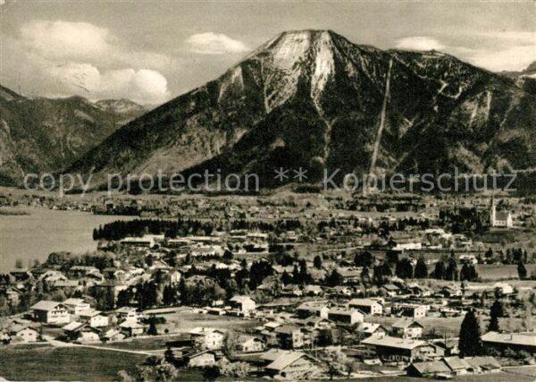 Bad Wiessee Panorama mit Tegernsee und Wallberg Fli