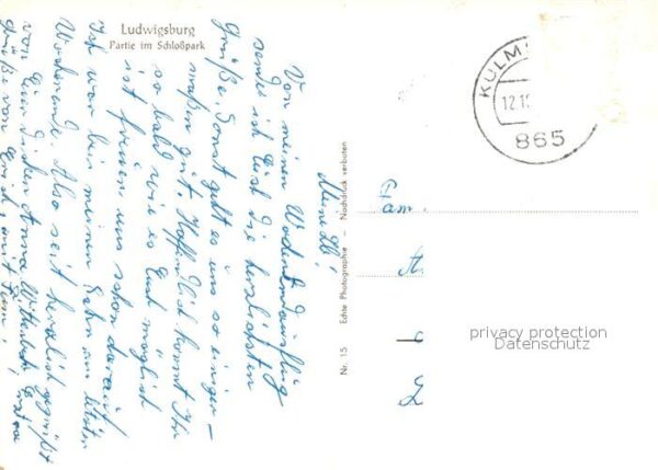 Ludwigsburg Wuerttemberg Partie im Schlosspark – Bild 2