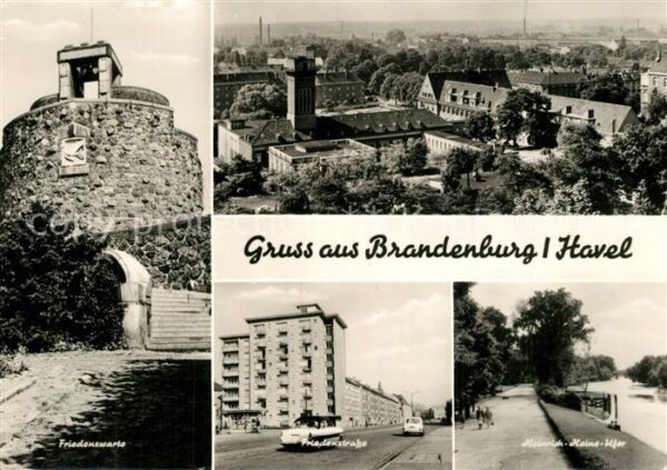 Brandenburg Havel Friedenswarte Stadtpanorama Friedenstra