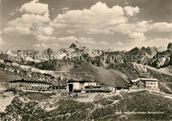Oberstdorf Nebelhornbahn Bergstation Berghotel Höf