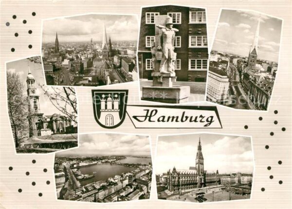 Hamburg Stadtpanorama Der Michel Michaeliskirch